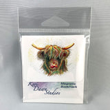 Highland Cow Magnetic Bookmark