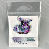 Lionhead Bunny Magnetic Bookmark