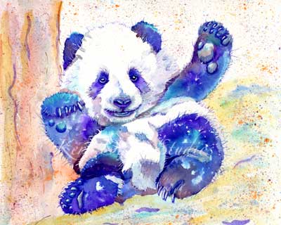 Panda art print